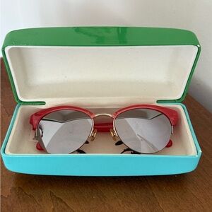 Pink Sunglasses with Case